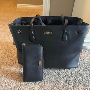 Kate spade tote and matching wallet